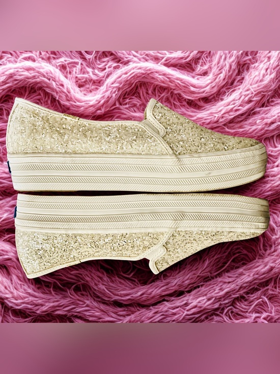 Keds X Kate Spade Shoes - Keds X Kate Spade Glitter Slip-On Platform Sneakers - Women